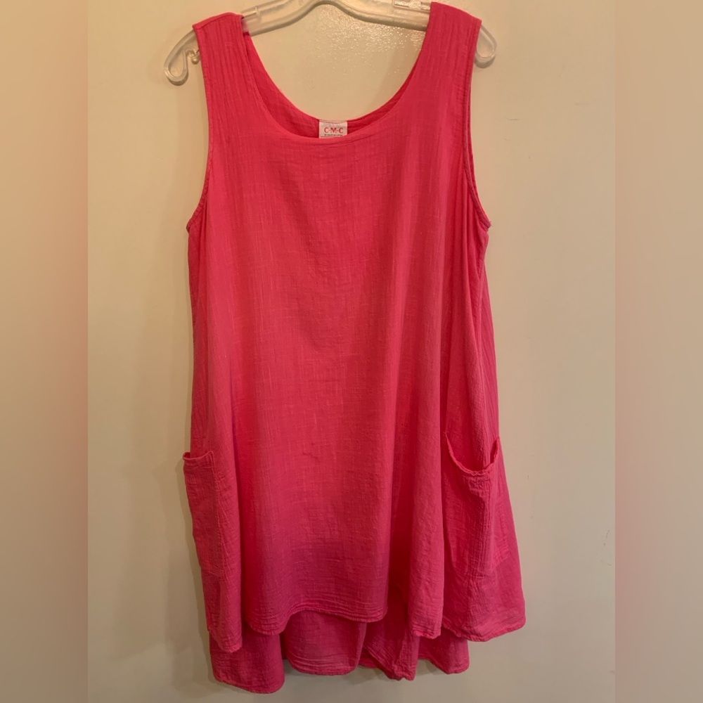 CMC COLOR ME COTTON Pink Cotton Dress